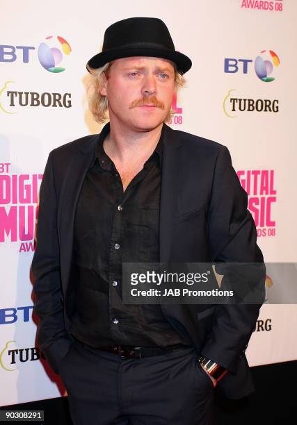 Comedian Leigh Francis attends the BT Digital Music Awards 2008 held at The Roundhouse on October 1, 2008 in London, England.