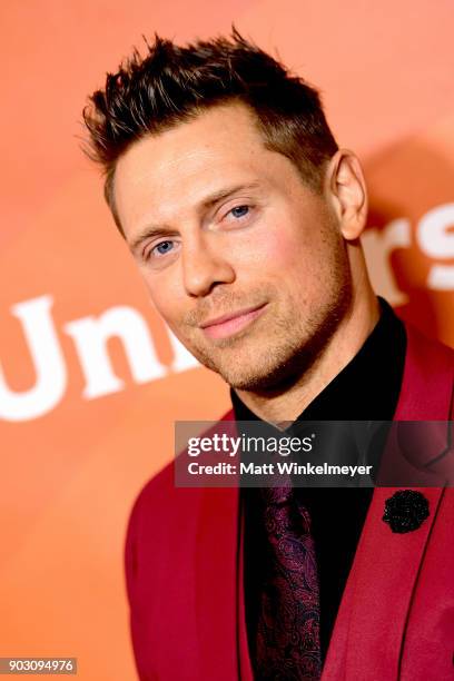 The Miz attends the 2018 NBCUniversal Winter Press Tour at The Langham Huntington, Pasadena on January 9, 2018 in Pasadena, California.