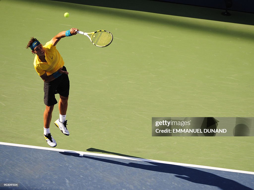Spanish third-seed tennis player Rafael