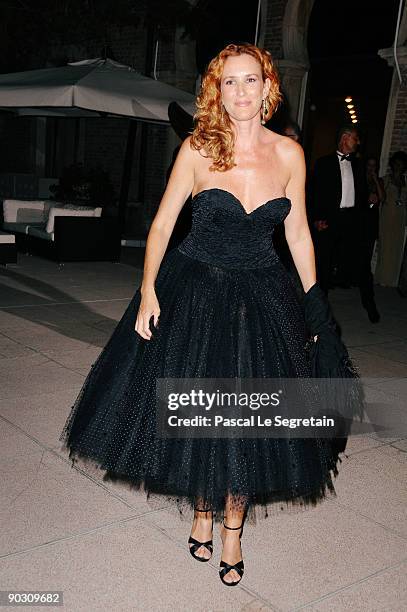 Lucrezia Lante Della Rovere attends the Opening Ceremony Dinner at the Sala Grande during the 66th Venice Film Festival on September 2, 2009 in...