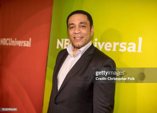 Harry Lennix attends the 2018 NBCUniversal Winter Press Tour at The Langham Huntington, Pasadena on January 9, 2018 in Pasadena, California.