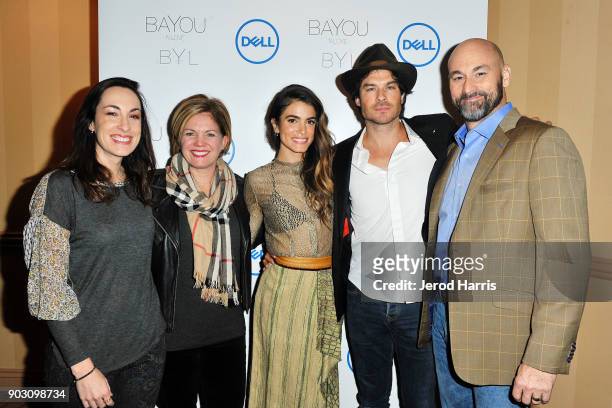 Sustainability Communications Director for Dell Carly Tatum, Director of Communicatons for Dell Jennifer 'JJ' Davis, Actress Nikki Reed, Actor Ian...