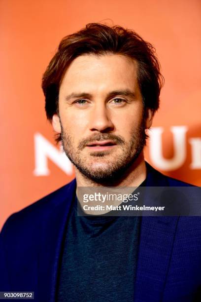 Clive Standen attends the 2018 NBCUniversal Winter Press Tour at The Langham Huntington, Pasadena on January 9, 2018 in Pasadena, California.