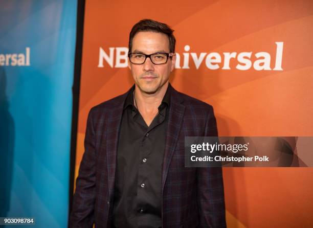 Tyler Christopher attends the 2018 NBCUniversal Winter Press Tour at The Langham Huntington, Pasadena on January 9, 2018 in Pasadena, California.