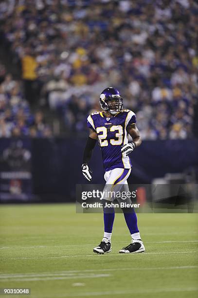 Minnesota Vikings Cedric Griffin on field during preseason game vs Kansas City Chiefs. Minneapolis, MN 8/21/2009 CREDIT: John Biever