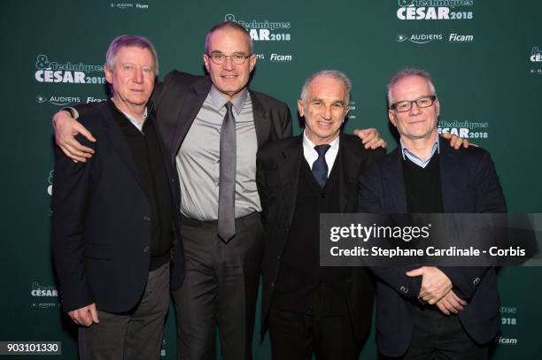 Director Regis Wargnier, Journalist Laurent Weil, President of Academy des Cesars Alain Terzian and General Delegate of the Cannes Film Festival...
