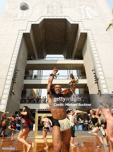 Dancer Brandon Bryant performs at Fox's "So You Think You Can Dance: Season 6" Stunt and Tour Sneak Peek at Hollywood and Highland on September 2,...