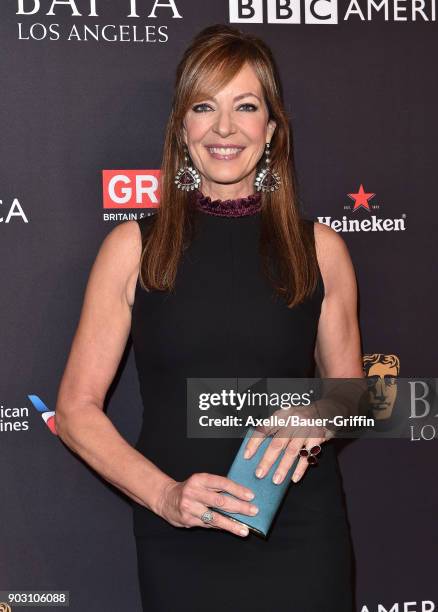 Actress Allison Janney arrives at The BAFTA Los Angeles Tea Party at Four Seasons Hotel Los Angeles at Beverly Hills on January 6, 2018 in Los...