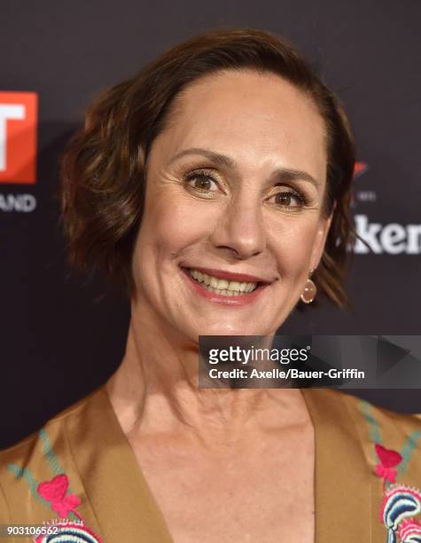 Actress Laurie Metcalf arrives at The BAFTA Los Angeles Tea Party at Four Seasons Hotel Los Angeles at Beverly Hills on January 6, 2018 in Los...