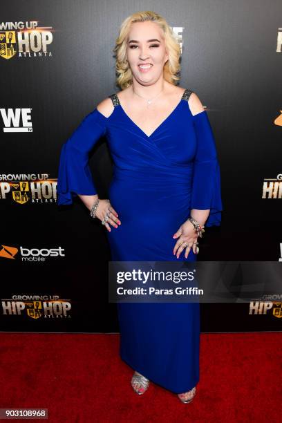 June Shannon attends "Growing Up Hip Hop Atlanta" season 2 premiere party at Woodruff Arts Center on January 9, 2018 in Atlanta, Georgia.