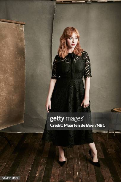 NBCUniversal Portrait Studio, January 2018 -- Pictured: Christina Hendricks, "Good Girls" --