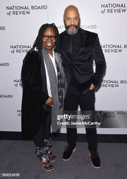 Whoopi Goldberg and director John Ridley attends the National Board of Review Annual Awards Gala at Cipriani 42nd Street on January 9, 2018 in New...