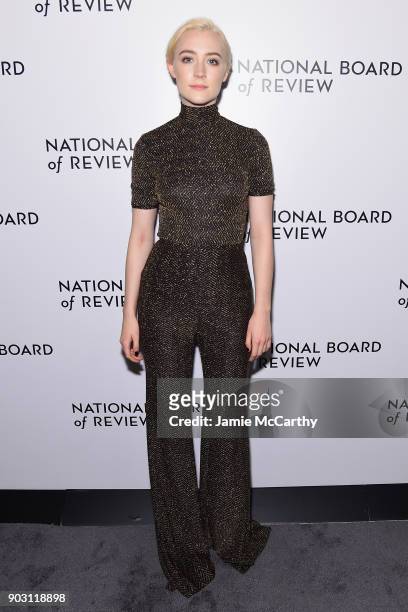 Actor Saoirse Ronan attends the National Board of Review Annual Awards Gala at Cipriani 42nd Street on January 9, 2018 in New York City.