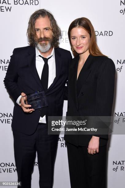 Best Documentary winner Brett Morgen and Gracie Gummer attend the National Board of Review Annual Awards Gala at Cipriani 42nd Street on January 9,...