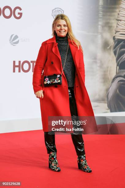 German actress Anne-Sophie Briest attends the 'Hot Dog' world premiere at CineStar on January 9, 2018 in Berlin, Germany.