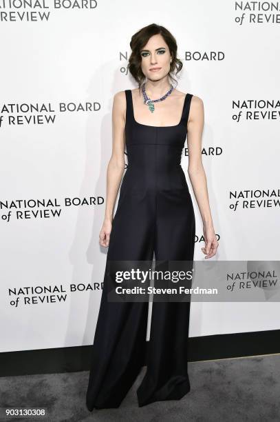 Allison Williams attends the 2018 The National Board Of Review Annual Awards Gala at Cipriani 42nd Street on January 9, 2018 in New York City.