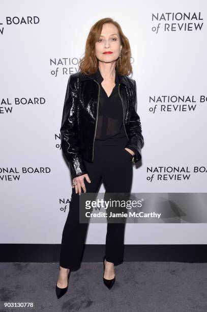 Actor Isabelle Hupper attends the National Board of Review Annual Awards Gala at Cipriani 42nd Street on January 9, 2018 in New York City.