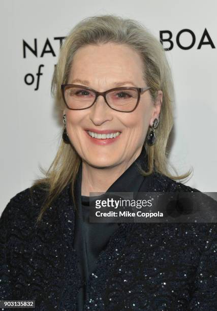 Actor Meryl Streep attends the 2018 The National Board Of Review Annual Awards Gala at Cipriani 42nd Street on January 9, 2018 in New York City.
