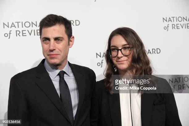 Screenwriters Josh Singer and Liz Hannah attend the 2018 The National Board Of Review Annual Awards Gala at Cipriani 42nd Street on January 9, 2018...