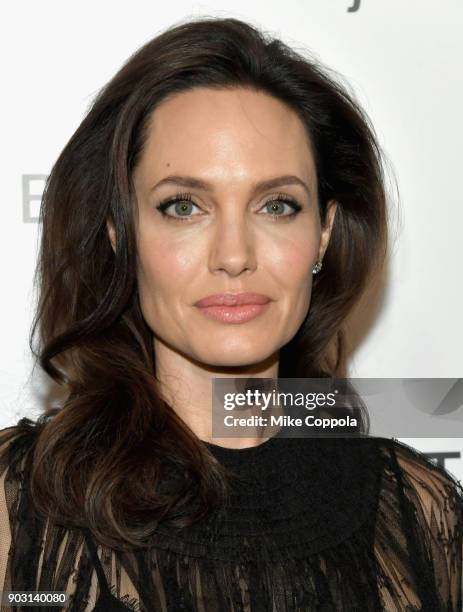 Angelina Jolie attends the 2018 The National Board Of Review Annual Awards Gala at Cipriani 42nd Street on January 9, 2018 in New York City.