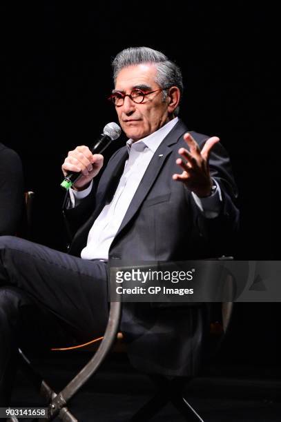 Actor Eugene Levy attends the "Schitt's Creek" Season 4 premiere at TIFF Bell Lightbox on January 9, 2018 in Toronto, Canada.