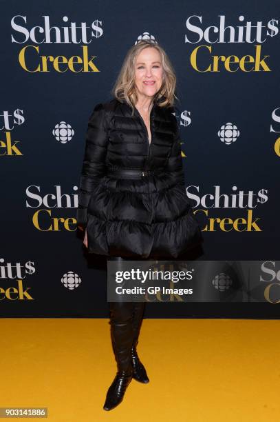 Actor Catherine O'Hara attends the "Schitt's Creek" Season 4 premiere at TIFF Bell Lightbox on January 9, 2018 in Toronto, Canada.