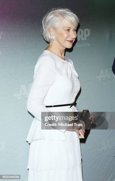 Helen Mirren arrives at the Los Angeles premiere of Sony Pictures Classics' "The Leisure Seeker" held at Pacific Design Center on January 9, 2018 in...