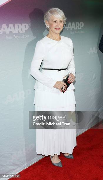 Helen Mirren arrives at the Los Angeles premiere of Sony Pictures Classics' "The Leisure Seeker" held at Pacific Design Center on January 9, 2018 in...