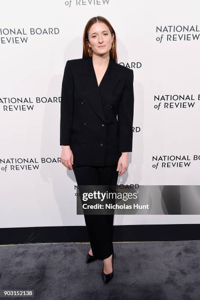 Grace Gummer attend the 2018 National Board Of Review Awards Gala at Cipriani 42nd Street on January 9, 2018 in New York City.