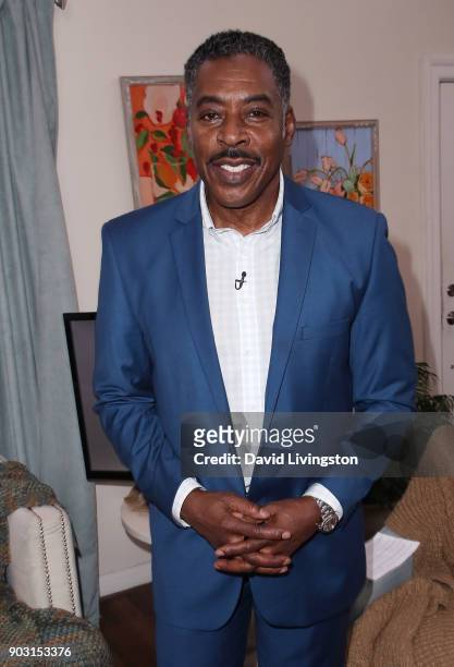 Actor Ernie Hudson visits Hallmark's "Home & Family" at Universal Studios Hollywood on January 9, 2018 in Universal City, California.