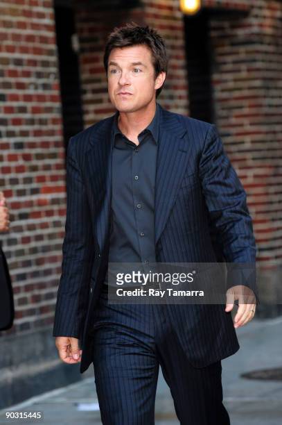 Actor Jason Bateman visits the "Late Show With David Letterman" at the Ed Sullivan Theater on September 2, 2009 in New York City.