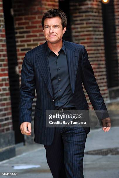 Actor Jason Bateman visits the "Late Show With David Letterman" at the Ed Sullivan Theater on September 2, 2009 in New York City.