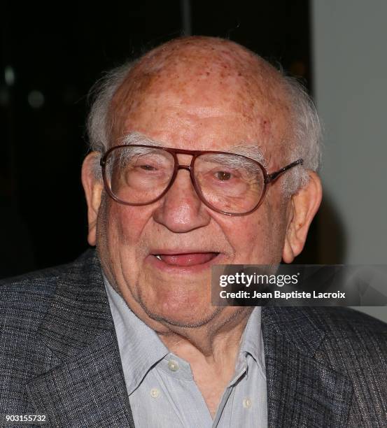 Ed Asner attends the premiere of Sony Pictures Classics' 'The Leisure Seeker' at Pacific Design Center on January 9, 2018 in West Hollywood,...