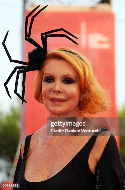 Marina Ripa di Meana attends the Opening Ceremony and "Baaria" Premiere at the Sala Grande during the 66th Venice International Film Festival on...