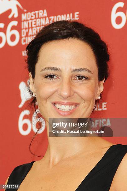 Valentina Carnelutti attends the "Le Ombre Rosse" photocall at the Palazzo del Casino during the 66th Venice Film Festival on September 3, 2009 in...