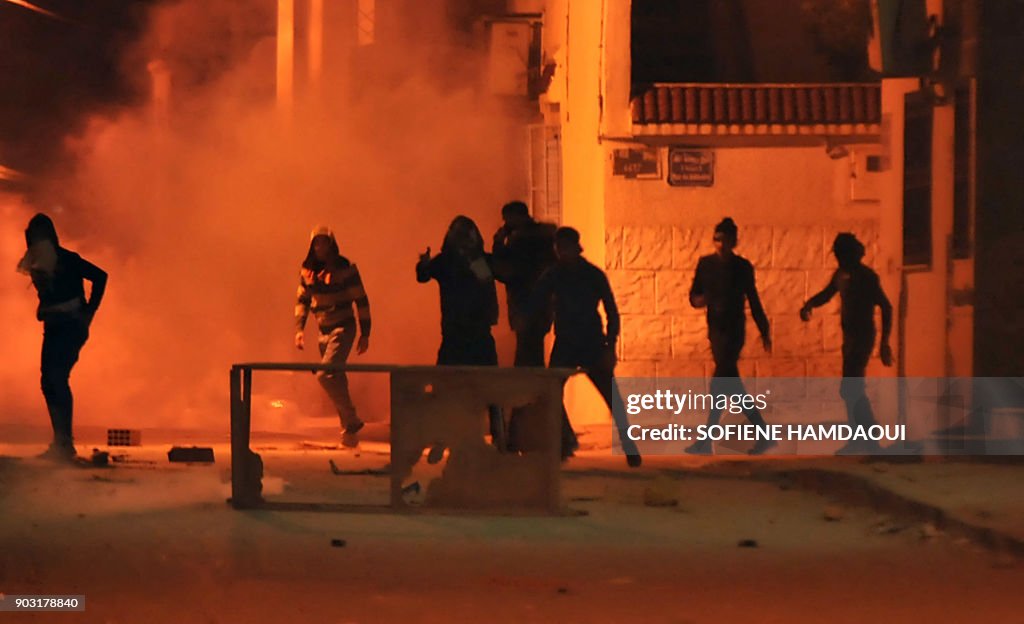 TUNISIA-SOCIAL-PROTEST
