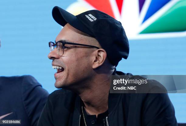 NBCUniversal Press Tour, January 2018 -- NBC's "Champions" Session -- Pictured: Yassir Lester --