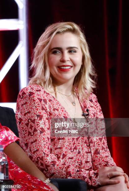 NBCUniversal Press Tour, January 2018 -- NBC's "Good Girls" Session -- Pictured: Mae Whitman --