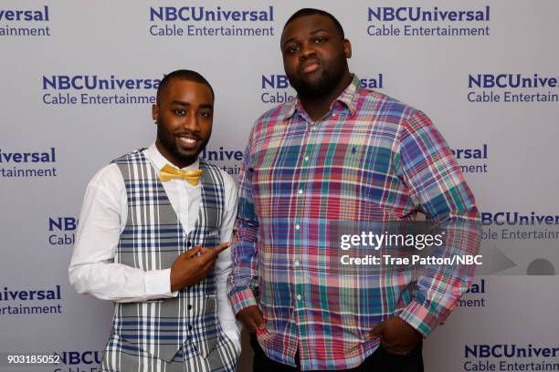 NBCUniversal Press Tour, January 2018 -- "Unsolved: The Murders of Tupac and The Notorious B.I.G." -- Pictured: Marcc Rose, Wavvy Jonez --