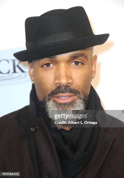 Actor Donnell Turner arrives for the Premiere Of "Bachelor Lions" held January 9, 2018 in Hollywood, California.