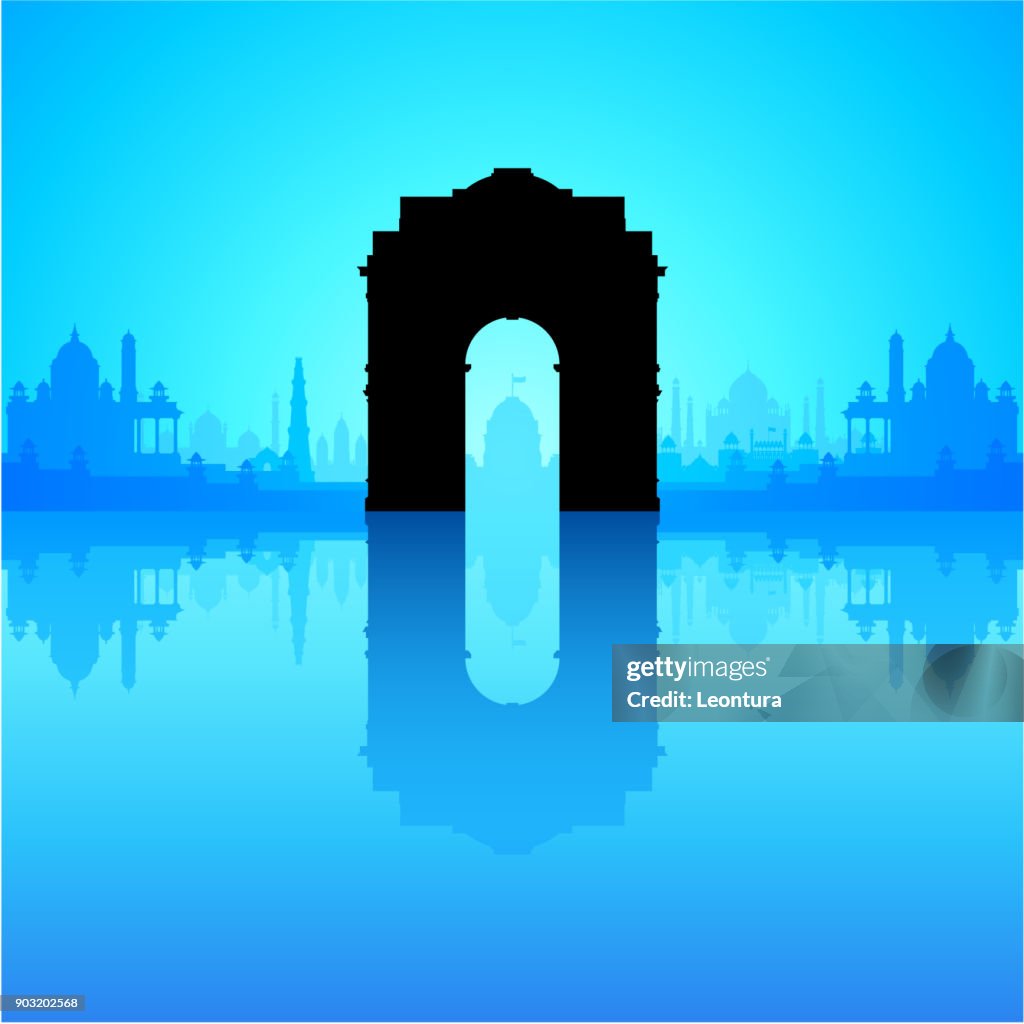 India Gate (All Buildings Are Separate and Complete)
