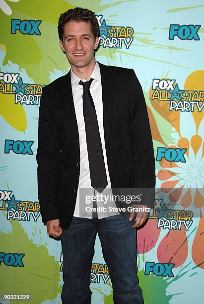 Matthew Morrison arrives at the 2009 TCA Summer Tour's Fox All-Star Party at The Langham Resort on August 6, 2009 in Pasadena, California.