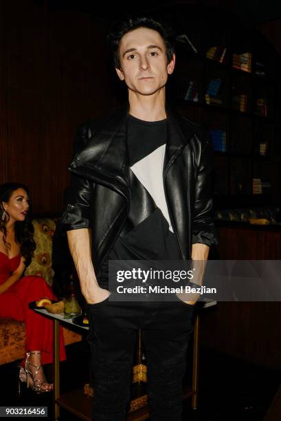 Mitchel Musso arrives at Bachelor Lions Film Premiere on January 9, 2018 in Hollywood, California.