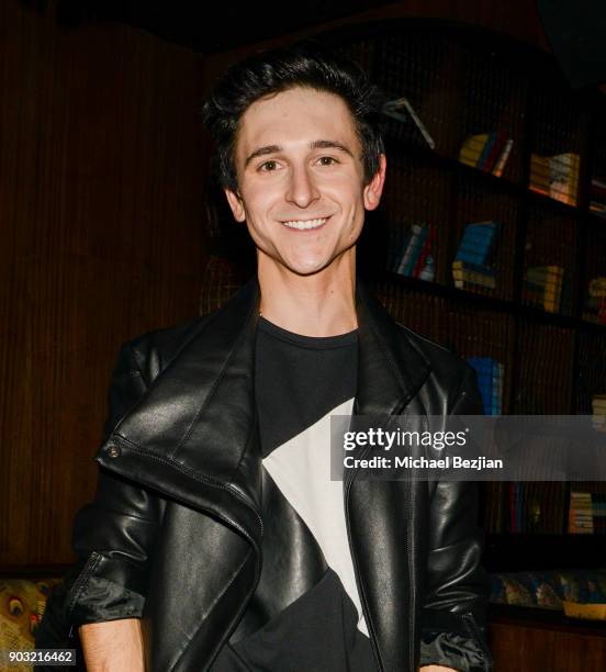 Mitchel Musso arrives at Bachelor Lions Film Premiere on January 9, 2018 in Hollywood, California.