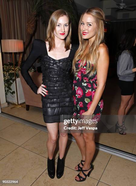Co-Author Katherine Power and TV personality Lauren Conrad attend the Maybelline New York Color Sensational Presents Who What Wear: Celebrity And...
