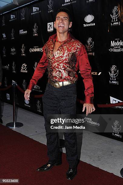 Horacio Franco poses for a photo during the presentation of the nominated artists for the 'Lunas del Alditorio Awards 2009' on September 2, 2009 in...