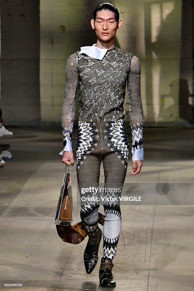 Stefan Cooke For MAN - Runway - LFWM January 2018