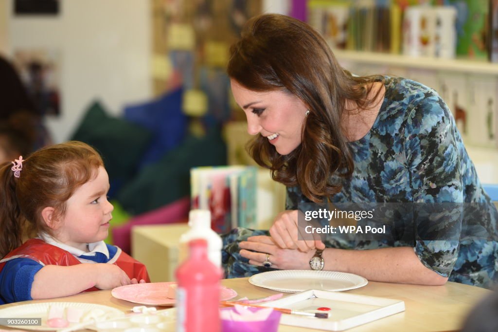 The Duchess Of Cambridge Visits Reach Academy Feltham With Place2Be