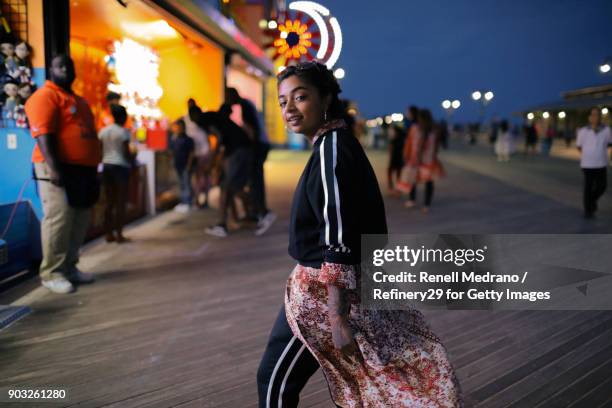 Young Confident Woman Outside