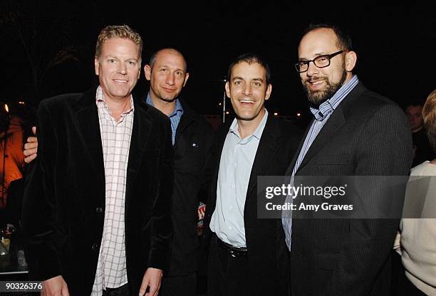 Producers Andy Spaulding; Mark Burton; Doug Mankoff and PSFF Programmer Karl Spence attend the 19th Annual Palm Springs International Film Festival...